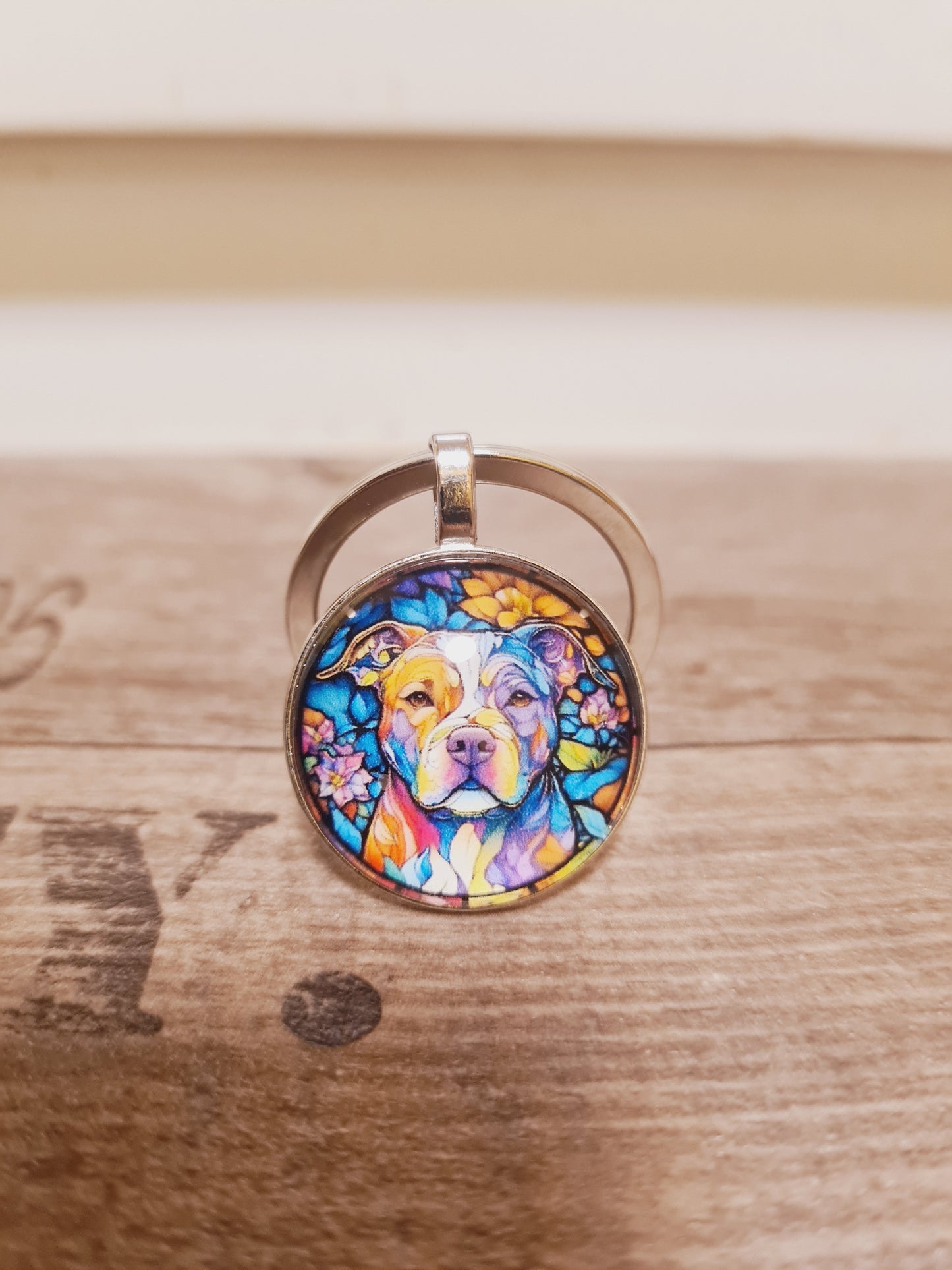Schlüsselanhänger American Staffordshire, American Pitbull,Versand 2,75 €