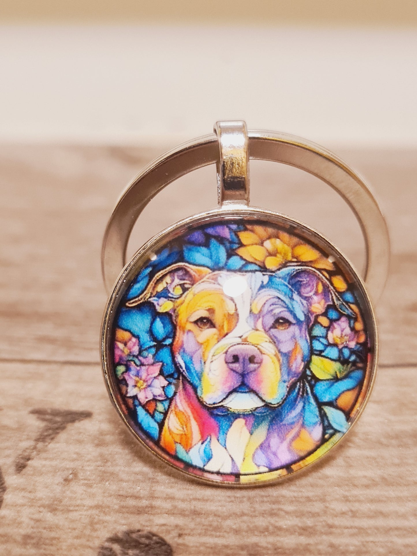 Schlüsselanhänger American Staffordshire, American Pitbull,Versand 2,75 €
