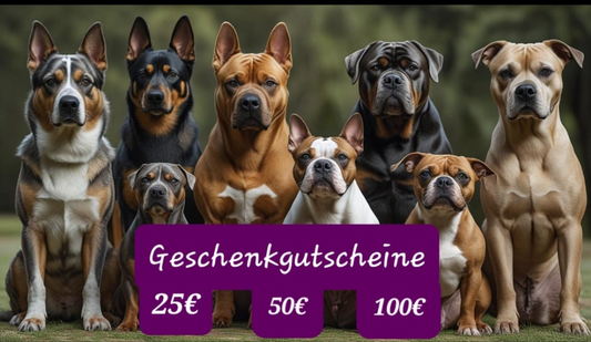 Geschenkgutschein für Hundefreunde - NSB Dogshop